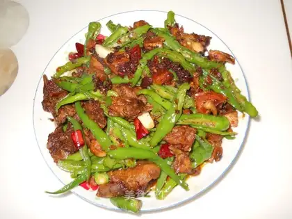 braised chicken nuggets