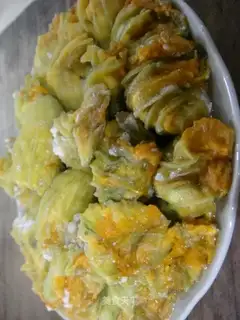 Pumpkin Flower Stuffed