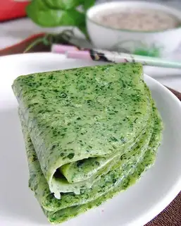 Spinach egg cake