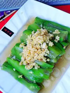 Garlic oil loofah