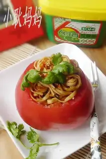 Tomato and egg fried noodles