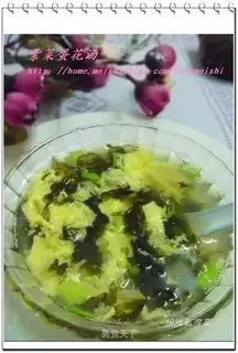 seaweed egg soup