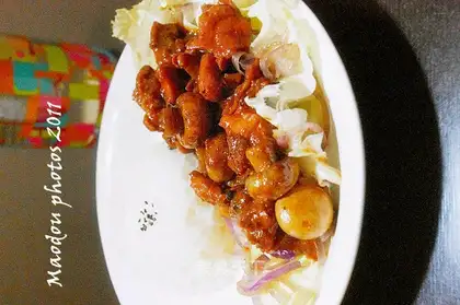 Cambodia Black Pepper Chicken Rice