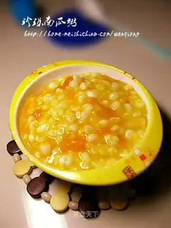 Pearl pumpkin porridge