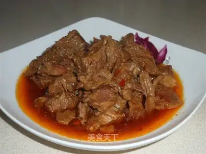 Stewed beef brisket