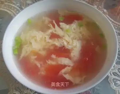 Tomato egg soup