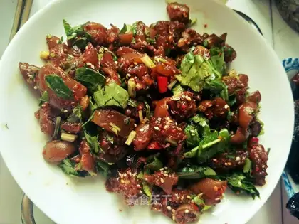 Spicy cow hoof