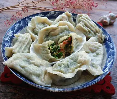 Three fresh dumplings