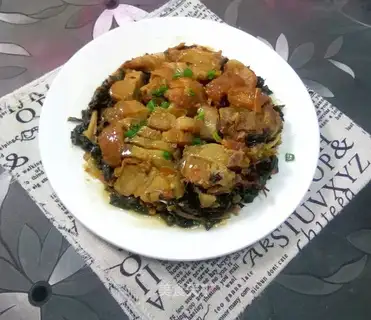 Dry steamed meat