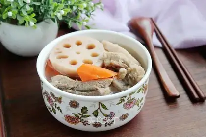 Carrot lily broth