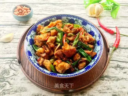 Spicy dry chicken