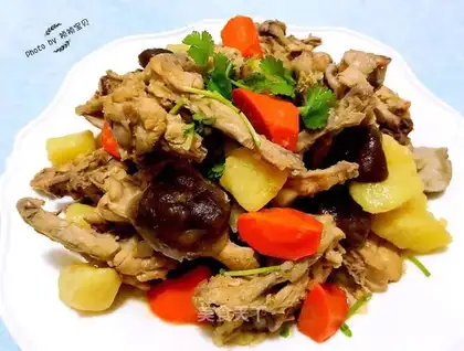 Chicken and fork stew