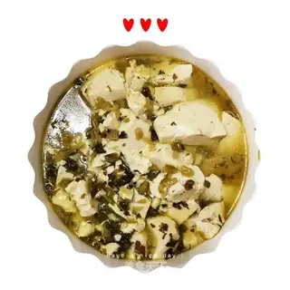 Snow gravy tofu