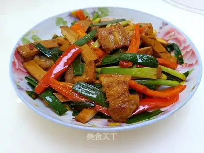 Garlic fried meat