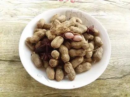 Five peanuts