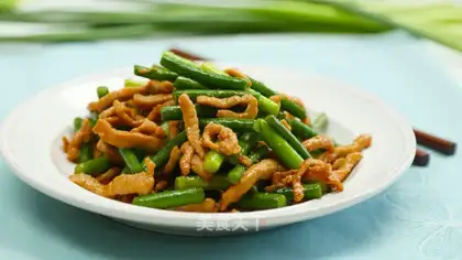 Garlic fried meat