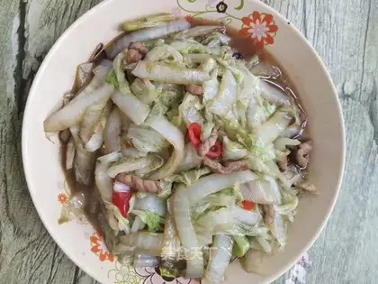 Big cabbage with meat