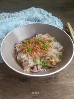 Garlic fan steamed eggplant