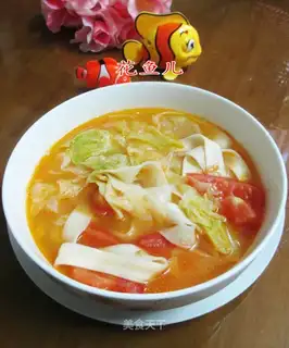 Tomato with a cabbage knife