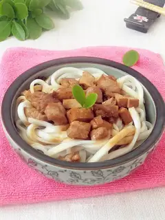 Scrambled latte noodles