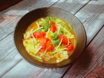 Eggs and noodles
