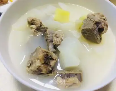 radish steak soup