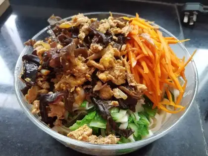 Mocked egg noodles