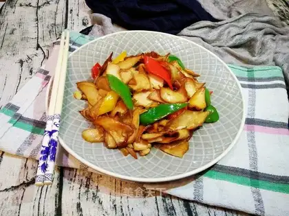 Dry apricot mushrooms