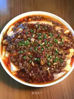 Meat and tofu