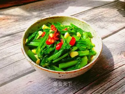 Garlic barley