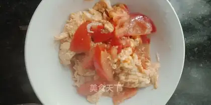 Tomato fried eggs