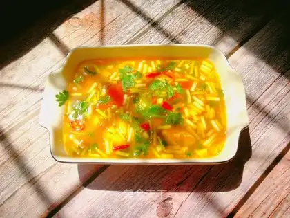 Old fried egg soup