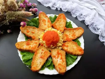 A flower tofu
