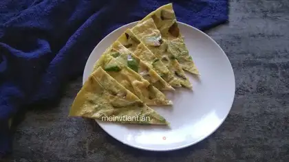 Buttered eggs