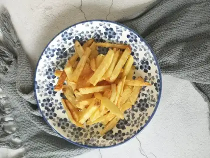 Fries with less oil