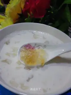 Peach gel milk