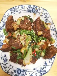 Red burn ribs
