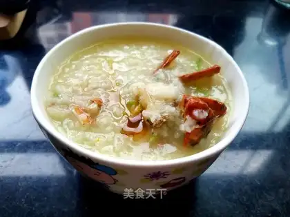 Crab porridge