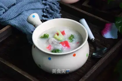 Crab porridge