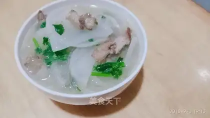 Pork radish soup