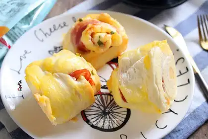 Cheese bacon rolls