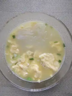 Fan egg soup