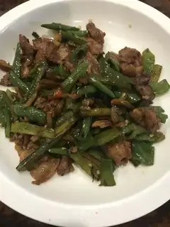 Fried meat