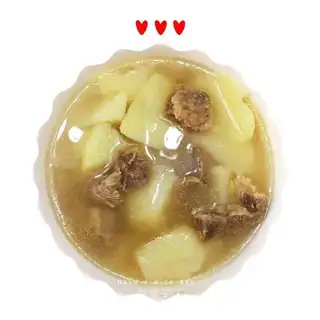 Potato beef soup