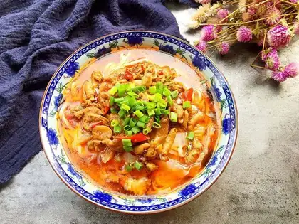 Chicken noodles