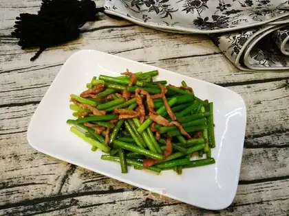 Garlic fried meat