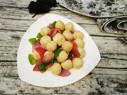 I've got chicken tofu balls