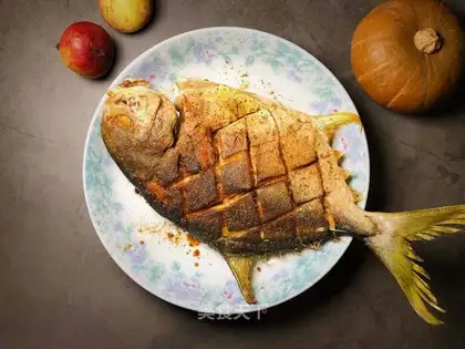 Fried bunker fish