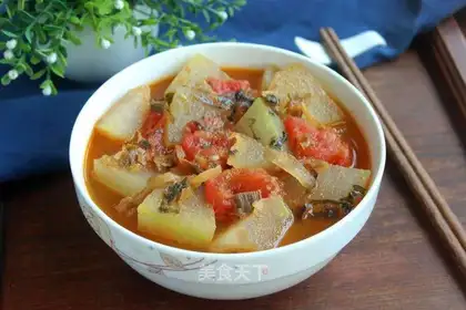 Tomato cucumber soup