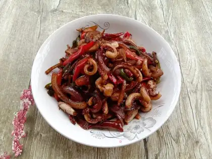 Fired squid